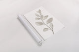 Gray Sage Leaves I on White by Danhui Nai. shown as a rolled paper print. Available as archival giclee rolled canvas, fine art paper, or poster print. SKU 78804h.