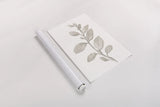 Gray Sage Leaves II on White by Danhui Nai. shown as a rolled paper print. Available as archival giclee rolled canvas, fine art paper, or poster print. SKU 78805h.