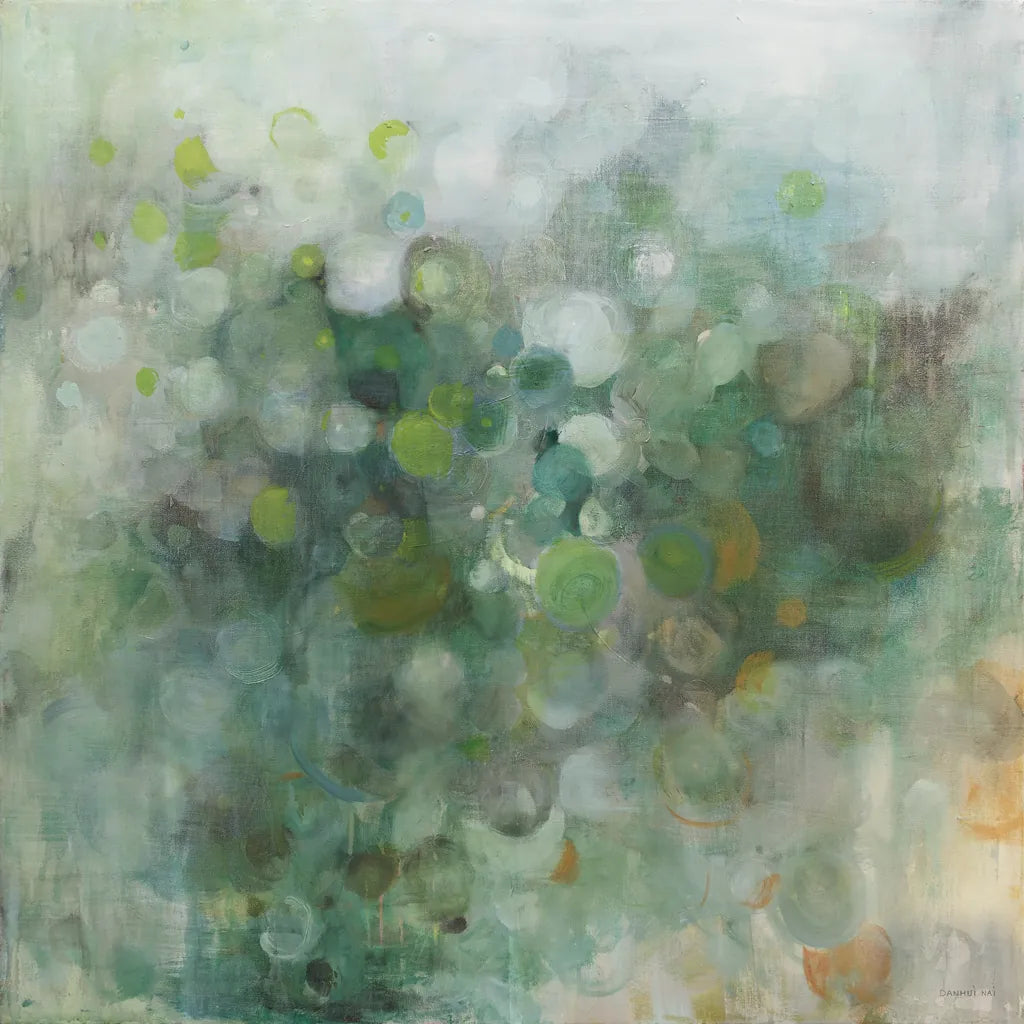 Green Mist by Danhui Nai. SKU 82865a. Archival Giclee Fine art print for wall decor.