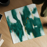Green Texture I by Danhui Nai. Shown as a detailed flat fine art print, highlighting archival giclee quality. Available as an archival giclee rolled canvas, fine art paper, or poster print. SKU 49780a.