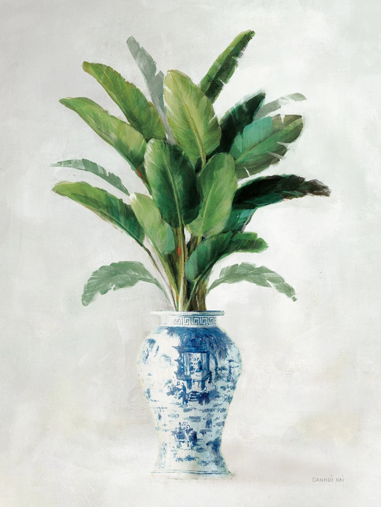 Greenhouse Palm Chinoiserie II by Danhui Nai