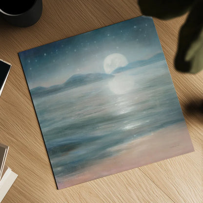 Half Moon Dream by Danhui Nai. Shown as a detailed flat fine art print, highlighting archival giclee quality. Available as an archival giclee rolled canvas, fine art paper, or poster print. SKU 57241a.