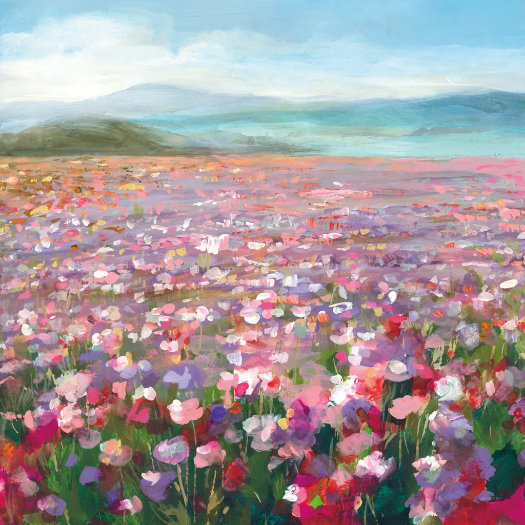 Headland Wildflowers by Danhui Nai. SKU 78720a. Archival Giclee Fine art print for wall decor.