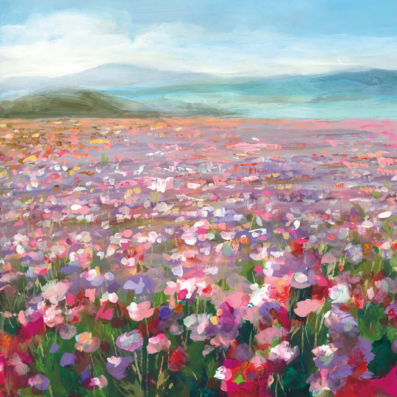 Headland Wildflowers by Danhui Nai. SKU 78720a. Archival Giclee Fine art print for wall decor.