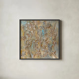 Henna by Danhui Nai. Shown in a sleek black glass frame for a contemporary gallery look. Available as an archival giclee rolled canvas, fine art paper, or poster print. SKU 34616a.