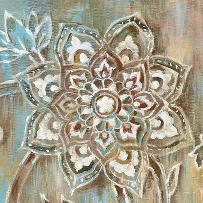 Henna II Blue by Danhui Nai. SKU 31333a. Archival Giclee Fine art print for wall decor.