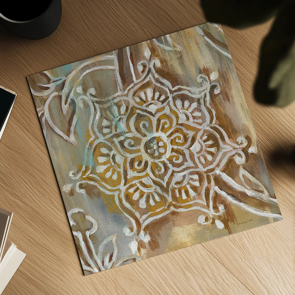 Henna III by Danhui Nai. Shown as a detailed flat fine art print, highlighting archival giclee quality. Available as an archival giclee rolled canvas, fine art paper, or poster print. SKU 29293a.