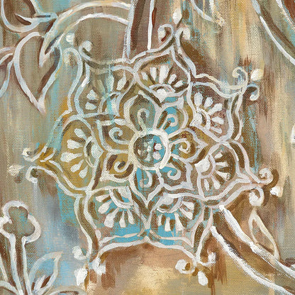 Henna III Blue by Danhui Nai. SKU 31334a. Archival Giclee Fine art print for wall decor.