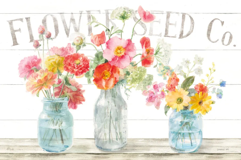 Homegrown Summer I by Danhui Nai. SKU 70925i. Archival Giclee Fine art print for wall decor.