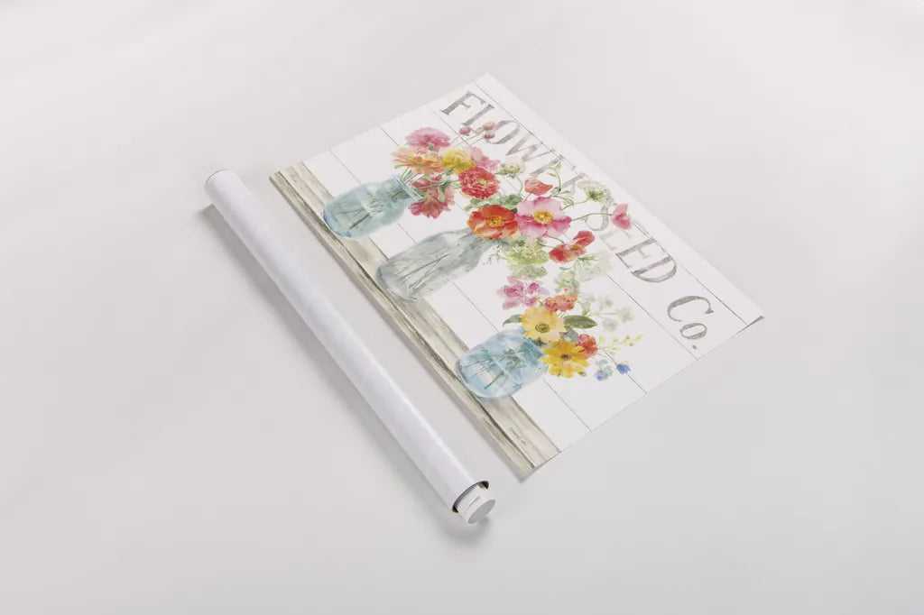 Homegrown Summer I by Danhui Nai. shown as a rolled paper print. Available as archival giclee rolled canvas, fine art paper, or poster print. SKU 70925i.