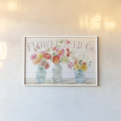 Homegrown Summer I by Danhui Nai. shown as a paper print in a white frame. Available as a archival giclee rolled canvas, fine art paper, or poster print. SKU 70925i.