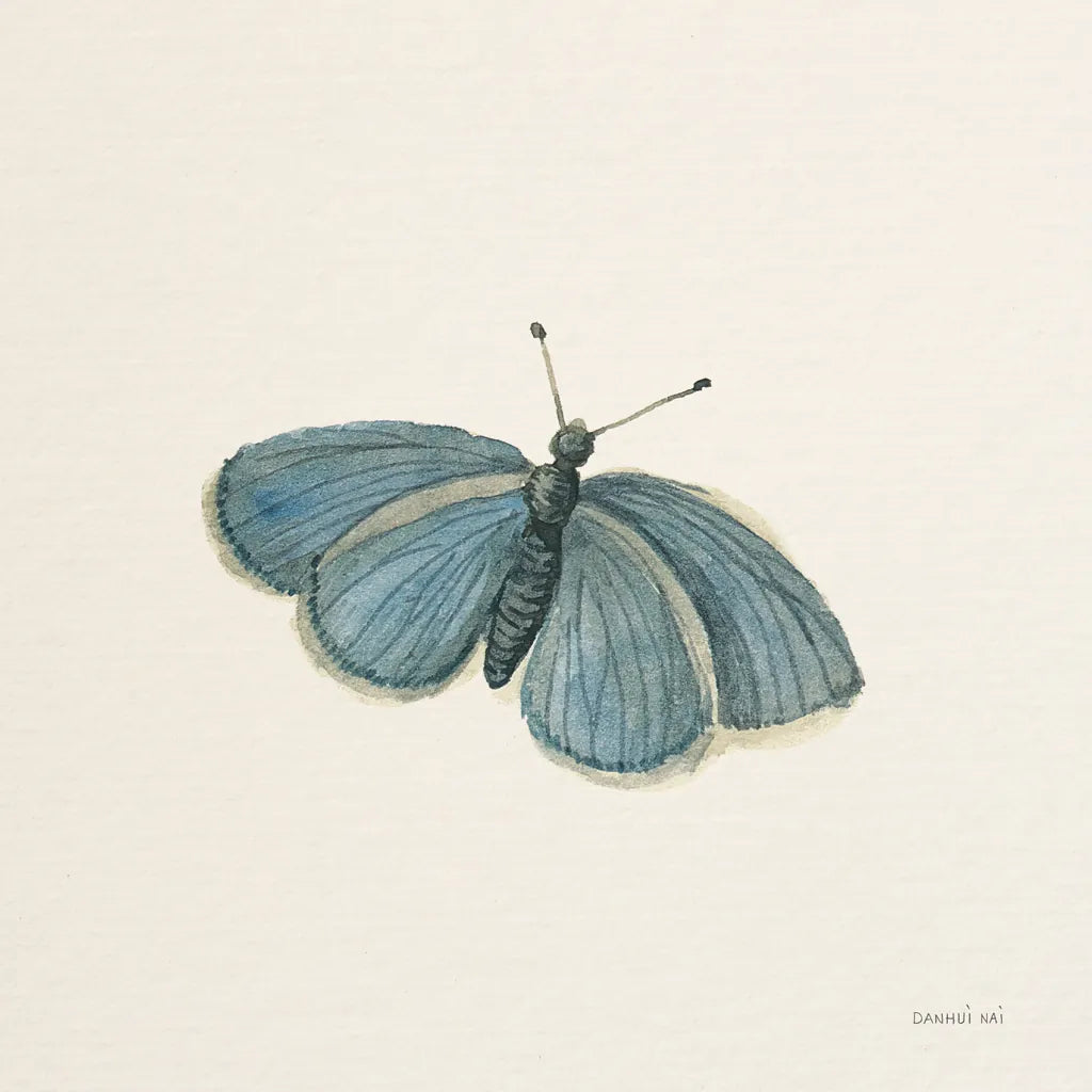 Honeybloom Butterfly I by Danhui Nai. SKU 95259a. Archival Giclee Fine art print for wall decor.