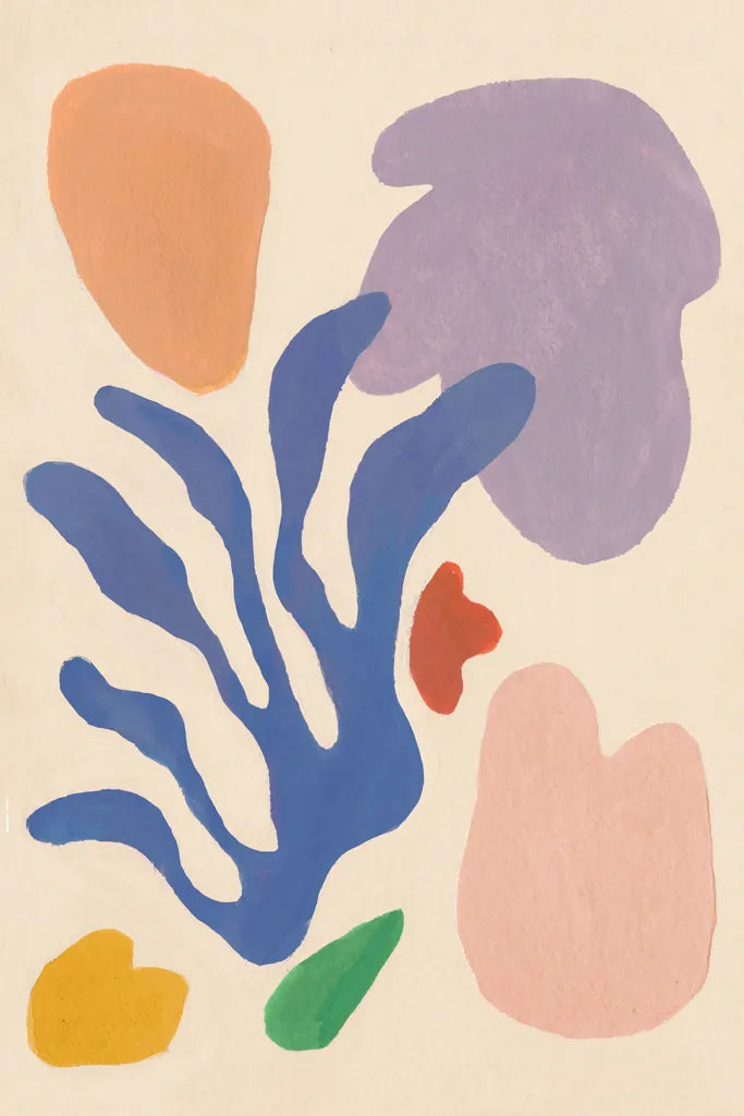 Honoring Matisse Warm v2 by Danhui Nai. SKU 80700h. Archival Giclee Fine art print for wall decor.