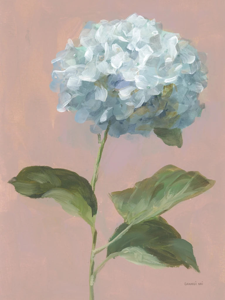 Hydrangea over dusty pink I by Danhui Nai