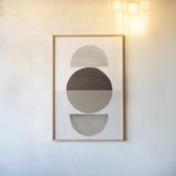 In Between I Earth by Danhui Nai. shown as a paper print in a natural frame. Available as a archival giclee rolled canvas, fine art paper, or poster print. SKU 79954h.