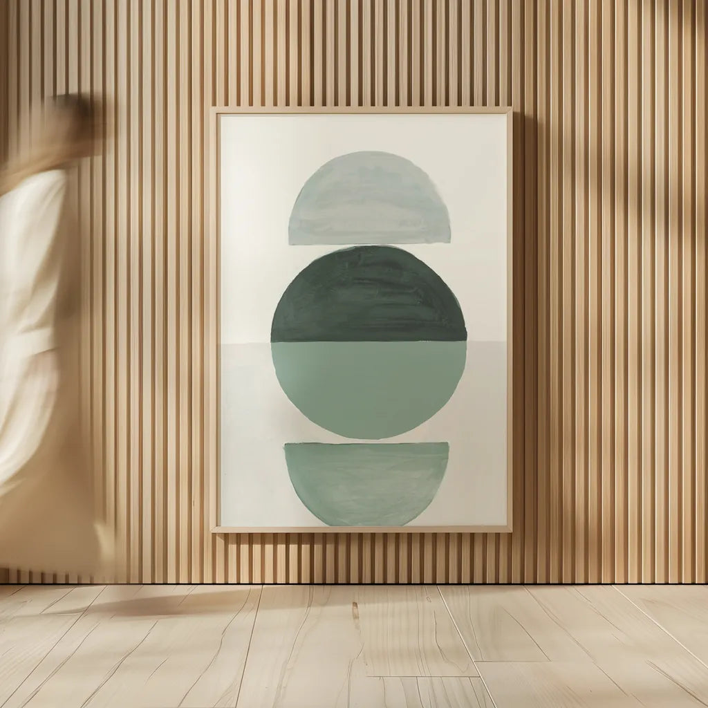 In Between I Eucalyptus by Danhui Nai. shown as over sized large wall art. Available as an archival giclee rolled canvas, fine art paper, or poster print. SKU 79946h.