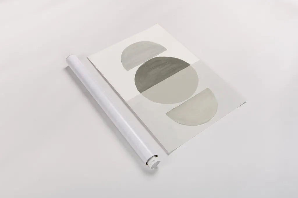 In Between I Neutral by Danhui Nai. shown as a rolled paper print. Available as archival giclee rolled canvas, fine art paper, or poster print. SKU 79952h.