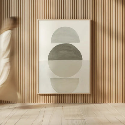 In Between I Neutral by Danhui Nai. shown as over sized large wall art. Available as an archival giclee rolled canvas, fine art paper, or poster print. SKU 79952h.