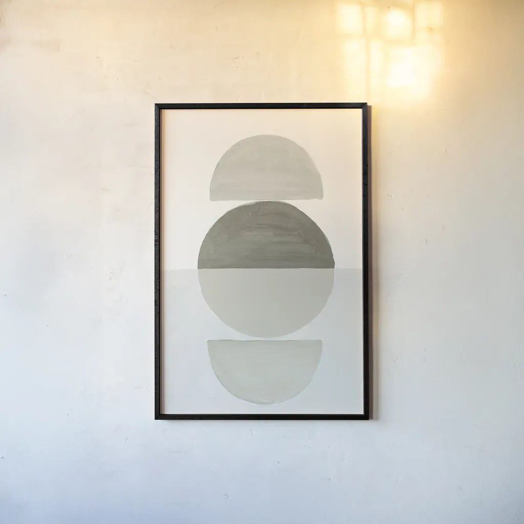 In Between I Neutral by Danhui Nai. shown as a paper print in a black flame. Available as a archival giclee rolled canvas, fine art paper, or poster print. SKU 79952h.