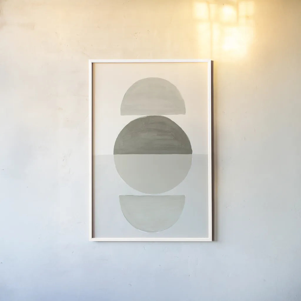 In Between I Neutral by Danhui Nai. shown as a paper print in a white frame. Available as a archival giclee rolled canvas, fine art paper, or poster print. SKU 79952h.