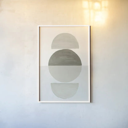 In Between I Neutral by Danhui Nai. shown as a paper print in a white frame. Available as a archival giclee rolled canvas, fine art paper, or poster print. SKU 79952h.