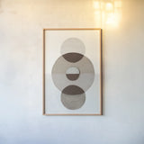 In Between II Earth by Danhui Nai. shown as a paper print in a natural frame. Available as a archival giclee rolled canvas, fine art paper, or poster print. SKU 79955h.