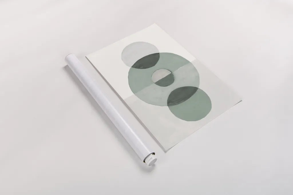 In Between II Eucalyptus by Danhui Nai. shown as a rolled paper print. Available as archival giclee rolled canvas, fine art paper, or poster print. SKU 79947h.