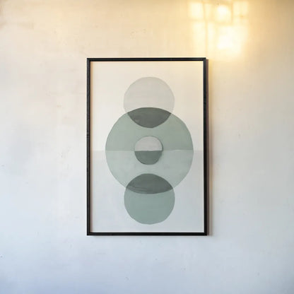 In Between II Eucalyptus by Danhui Nai. shown as a paper print in a black flame. Available as a archival giclee rolled canvas, fine art paper, or poster print. SKU 79947h.