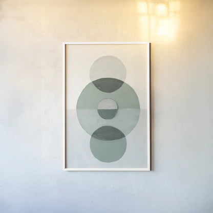 In Between II Eucalyptus by Danhui Nai. shown as a paper print in a white frame. Available as a archival giclee rolled canvas, fine art paper, or poster print. SKU 79947h.