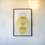 In Between II Yellow by Danhui Nai. shown as a paper print in a black flame. Available as a archival giclee rolled canvas, fine art paper, or poster print. SKU 79951h.