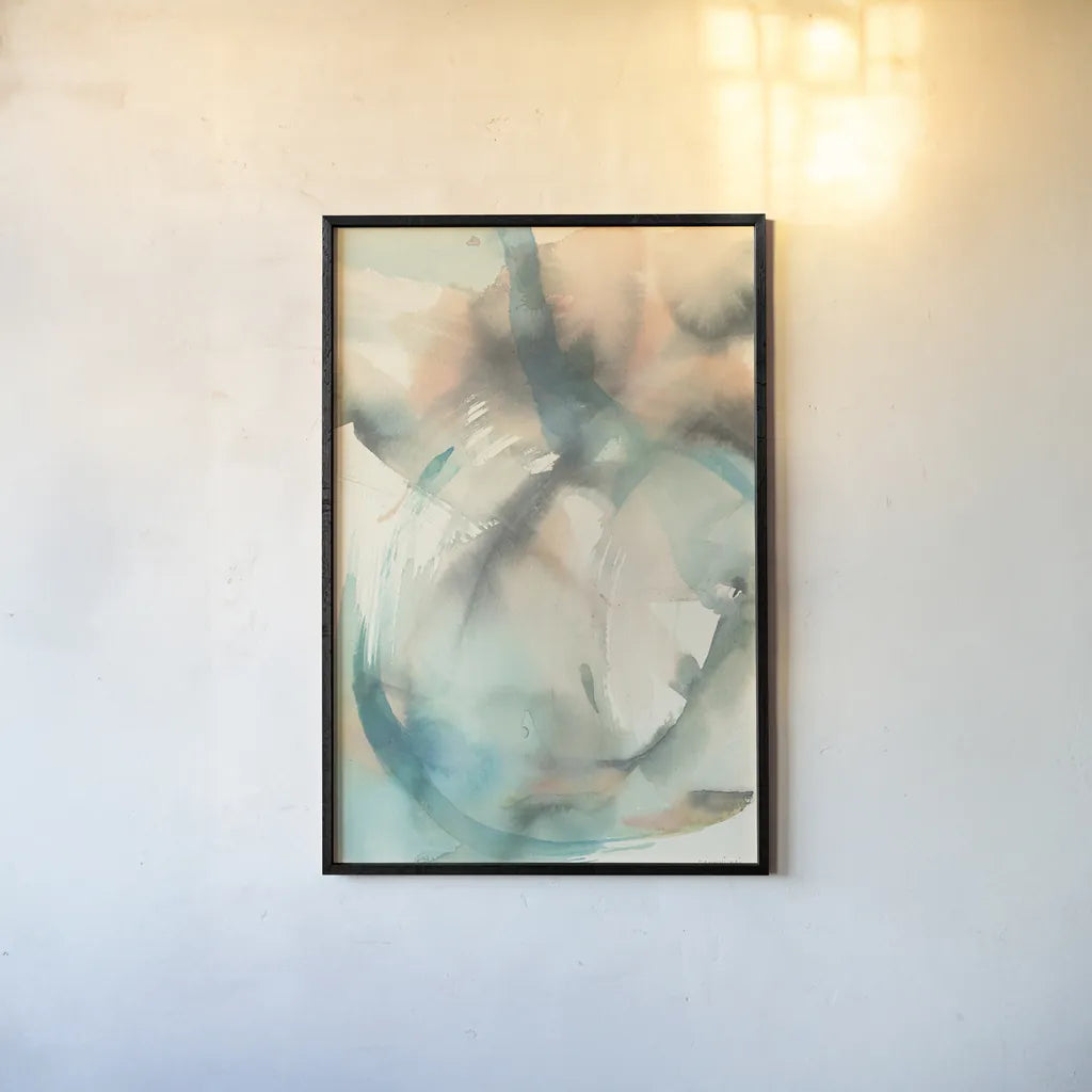In Motion II by Danhui Nai. shown as a paper print in a black flame. Available as a archival giclee rolled canvas, fine art paper, or poster print. SKU 48412h.