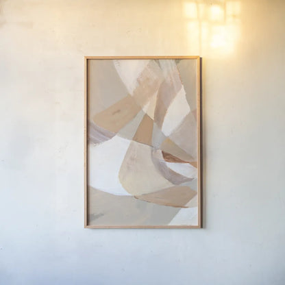 In Pieces I by Danhui Nai. shown as a paper print in a natural frame. Available as a archival giclee rolled canvas, fine art paper, or poster print. SKU 76099h.