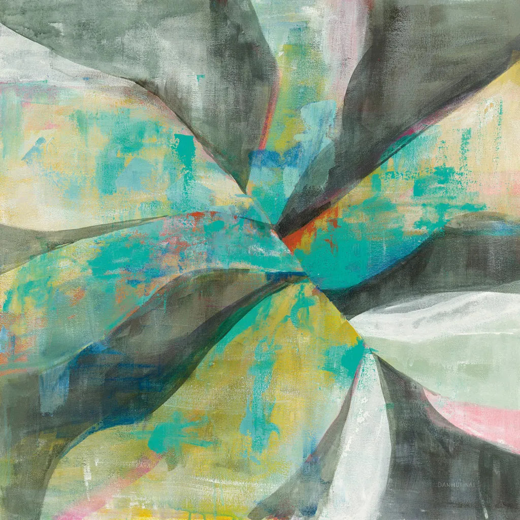 In the Valley Abstract II by Danhui Nai. SKU 47252a. Archival Giclee Fine art print for wall decor.