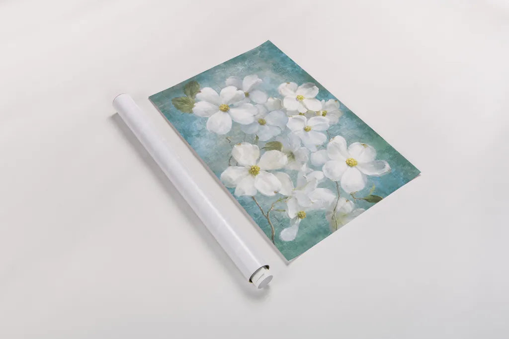 Indiness Blossom by Danhui Nai. shown as a rolled paper print. Available as archival giclee rolled canvas, fine art paper, or poster print. SKU 34036i.