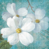 Indiness Blossom Square Vintage III by Danhui Nai. SKU 14018a. Archival Giclee Fine art print for wall decor.
