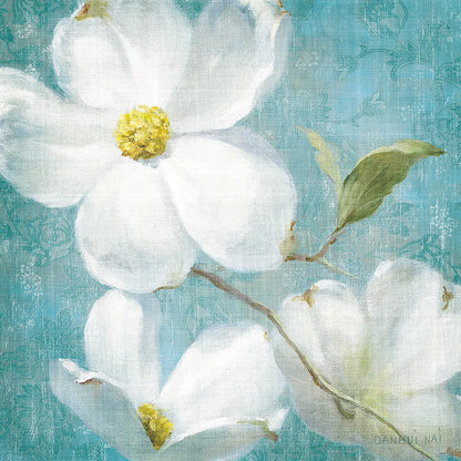 Indiness Blossom Square Vintage IV by Danhui Nai. SKU 14017a. Archival Giclee Fine art print for wall decor.