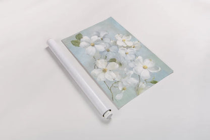 Indiness Blossoms Light by Danhui Nai. shown as a rolled paper print. Available as archival giclee rolled canvas, fine art paper, or poster print. SKU 44821i.