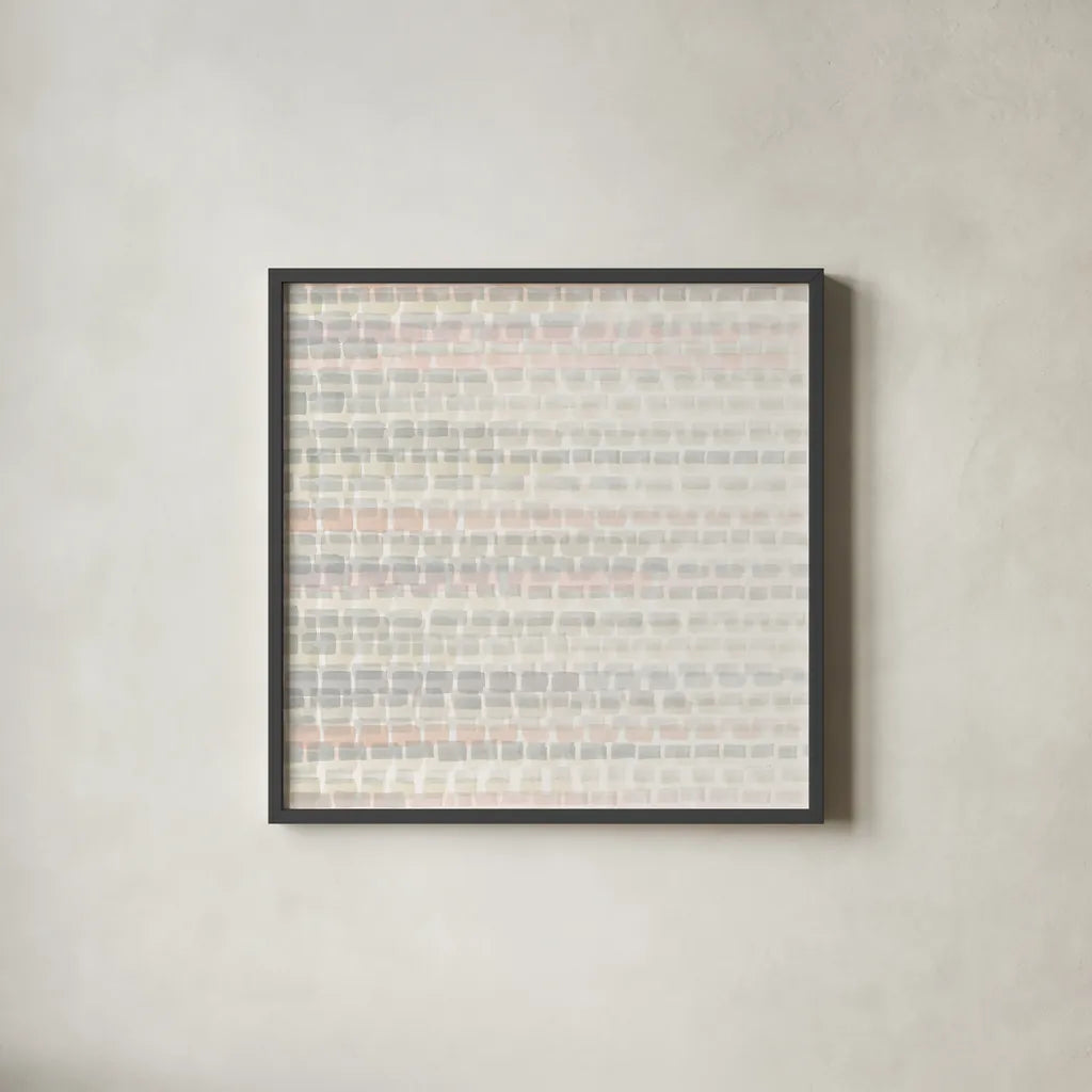 Infinite Crop by Danhui Nai. Shown in a sleek black glass frame for a contemporary gallery look. Available as an archival giclee rolled canvas, fine art paper, or poster print. SKU 39368a.