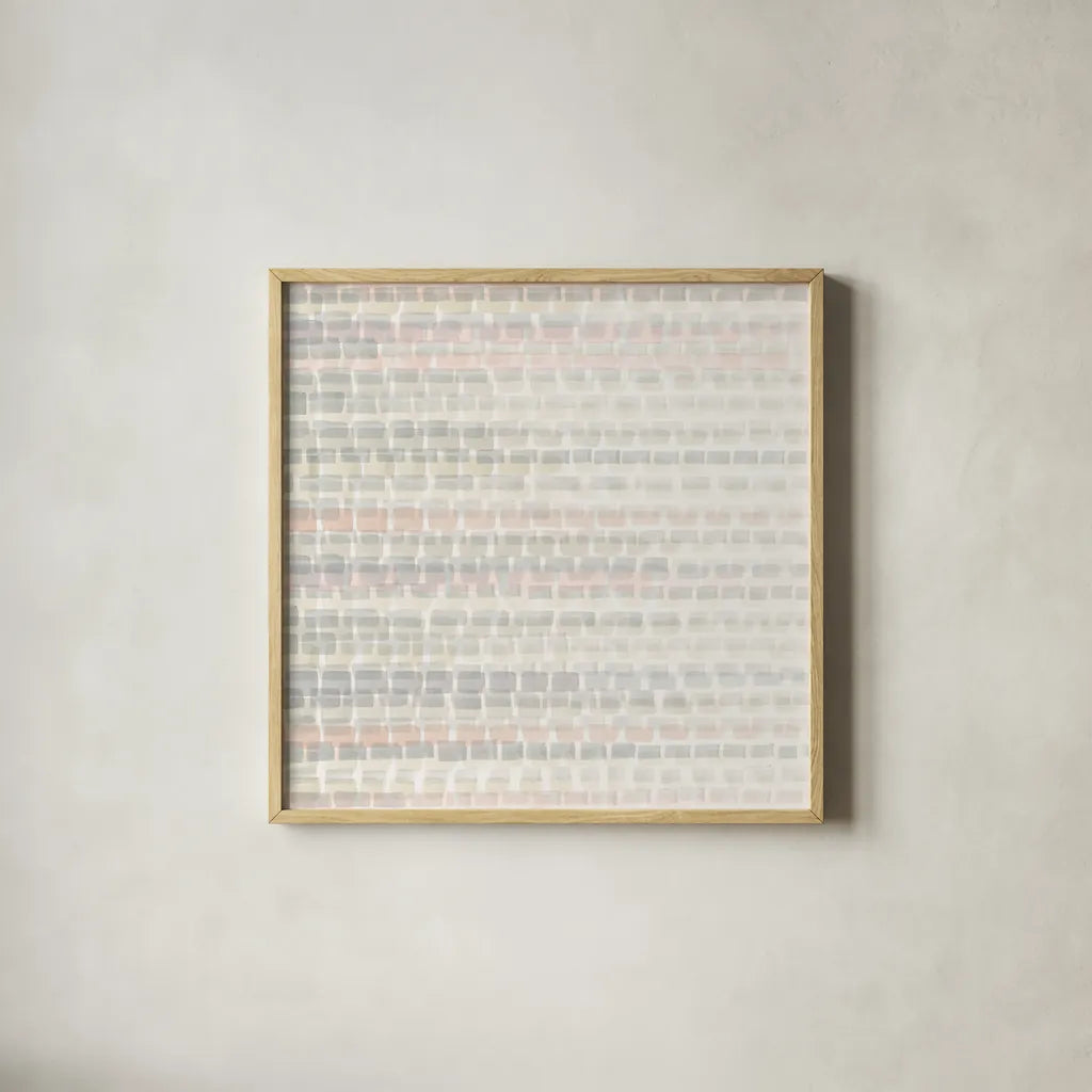 Infinite Crop by Danhui Nai. Shown in a natural wood glass frame for a timeless modern aesthetic. Available as an archival giclee rolled canvas, fine art paper, or poster print. SKU 39368a.