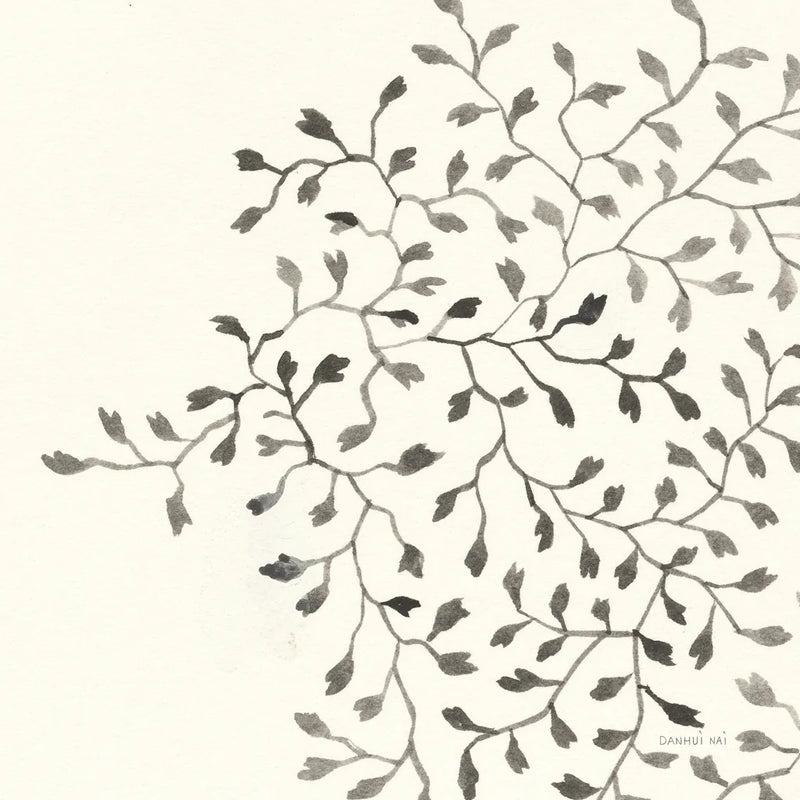 Ink Leaf II by Danhui Nai. SKU 79346a. Archival Giclee Fine art print for wall decor.