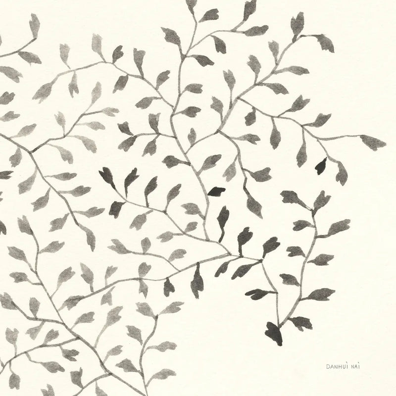 Ink Leaf III by Danhui Nai. SKU 79347a. Archival Giclee Fine art print for wall decor.