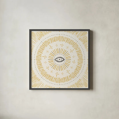Inner Light by Danhui Nai. Shown in a sleek black glass frame for a contemporary gallery look. Available as an archival giclee rolled canvas, fine art paper, or poster print. SKU 91000a.