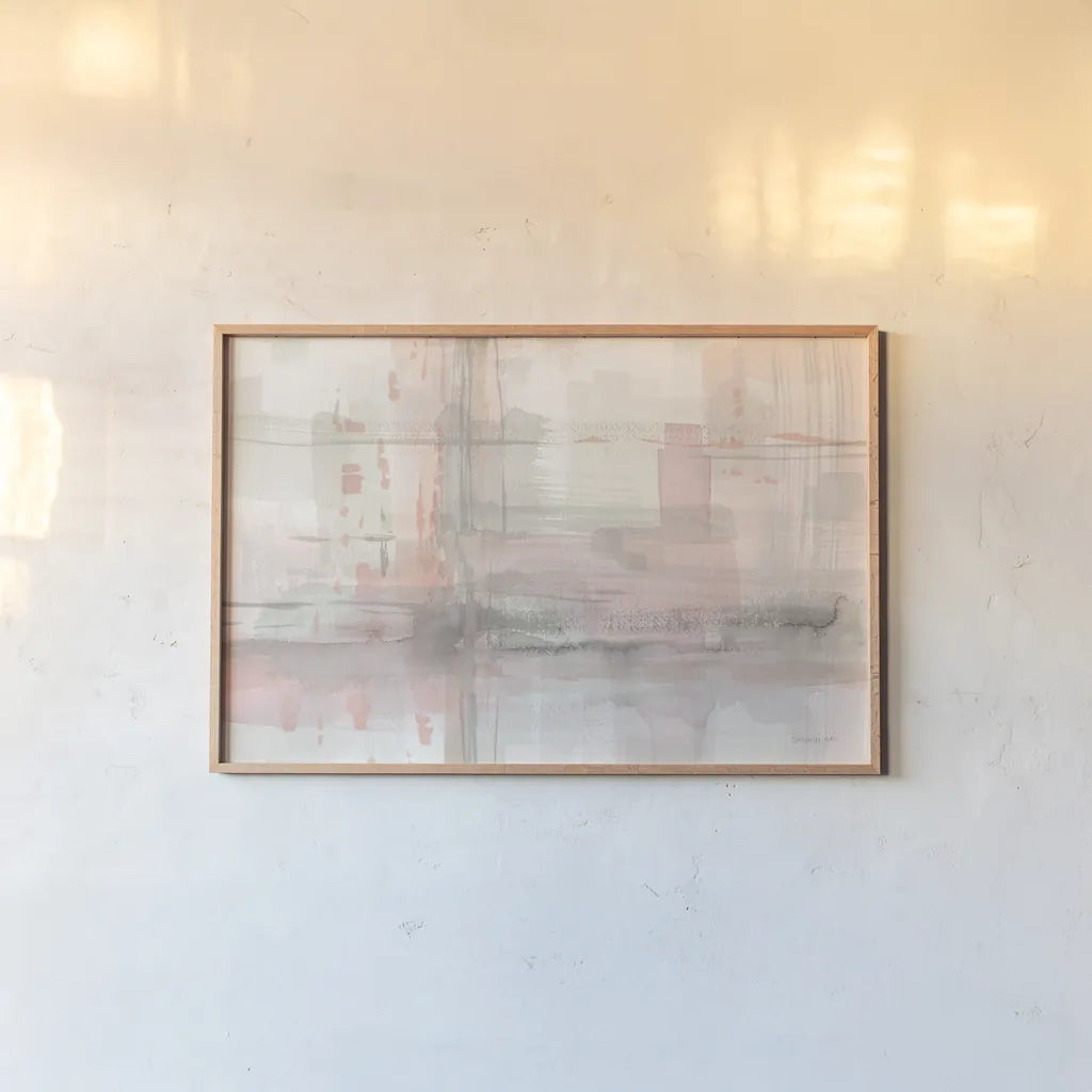 Intersect I Crop by Danhui Nai. shown as a paper print in a natural frame. Available as a archival giclee rolled canvas, fine art paper, or poster print. SKU 39365i.