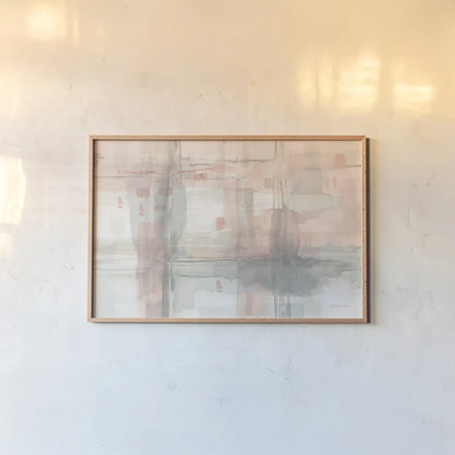 Intersect II Crop by Danhui Nai. shown as a paper print in a natural frame. Available as a archival giclee rolled canvas, fine art paper, or poster print. SKU 39366i.