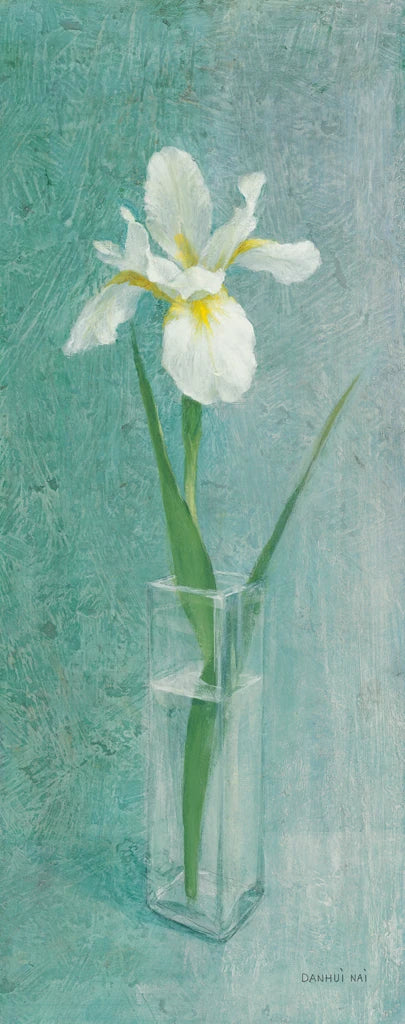Iris on Blue by Danhui Nai