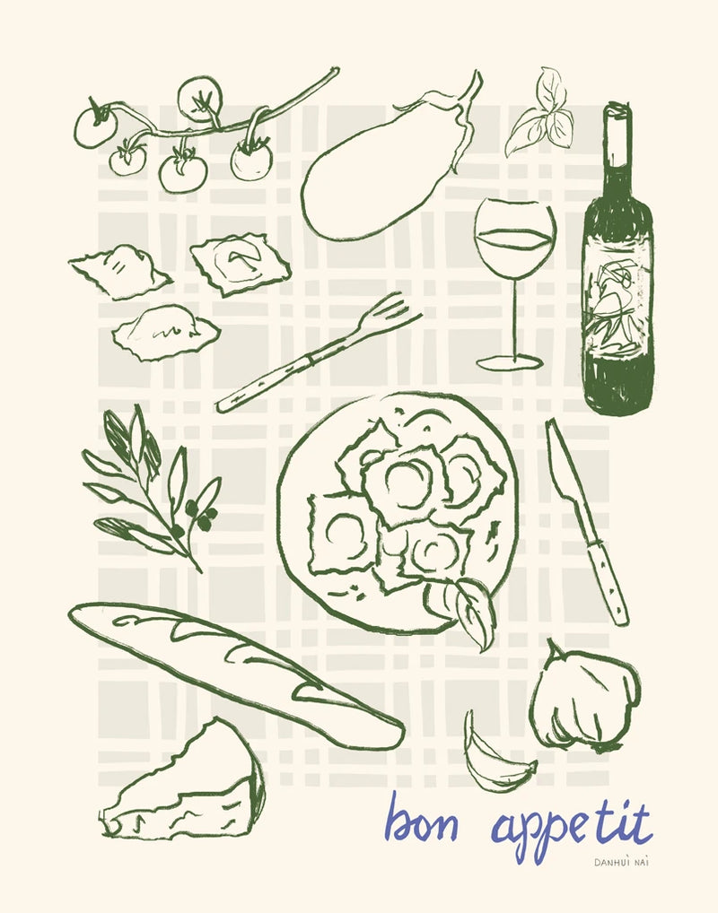 Italian Dinner I by Danhui Nai