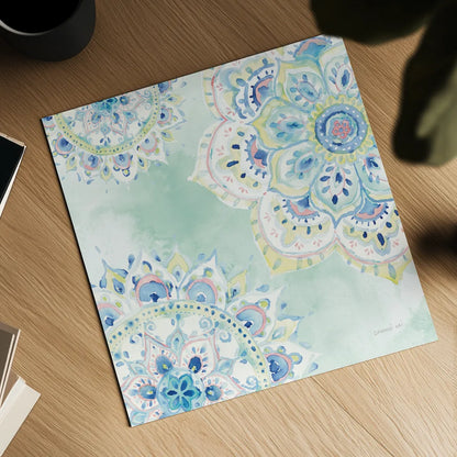 Jaipur IV by Danhui Nai. Shown as a detailed flat fine art print, highlighting archival giclee quality. Available as an archival giclee rolled canvas, fine art paper, or poster print. SKU 38673a.