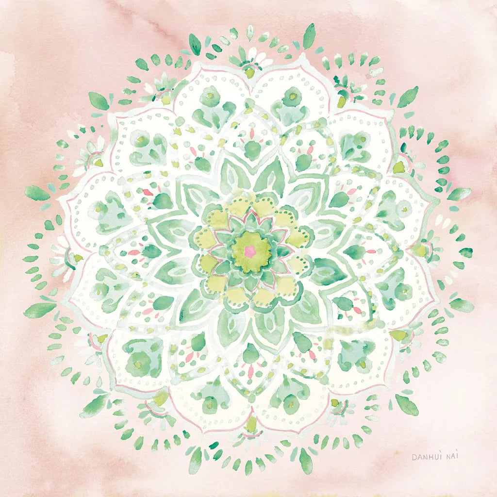 Jaipur V Blush by Danhui Nai. SKU 56947a. Archival Giclee Fine art print for wall decor.