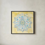 Jaipur VII by Danhui Nai. Shown in a sleek black glass frame for a contemporary gallery look. Available as an archival giclee rolled canvas, fine art paper, or poster print. SKU 38676a.