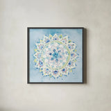 Jaipur VIII by Danhui Nai. Shown in a sleek black glass frame for a contemporary gallery look. Available as an archival giclee rolled canvas, fine art paper, or poster print. SKU 38677a.
